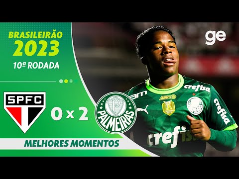 Gols e lances de São Paulo x Palmeiras