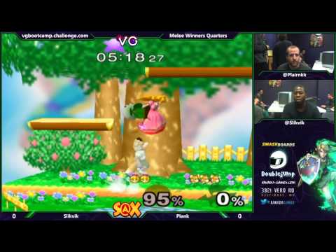 S@X - Plank (Fox) Vs. Slikvik (Peach) SSBM Winners Quarters - Melee