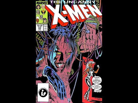 Storm Hunts Forge! Uncanny X-Men 220, by Chris Claremont & Marc Silvestri, Marvel Comics, 1987