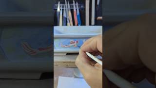 Painting Koi Fish on a Bonsai Pot 🎨🐟 Ceramic Glazing Process