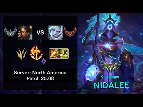 Nidalee Jungle vs Viego - NA Challenger - Patch 25.08