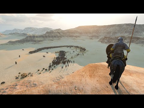 500 Assyrian Horse Archers vs 500 Medieval Infantry | Mount & Blade II Bannerlord