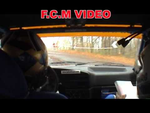 CameraCar Rally delle Valli Piacentine 2010 Bellotti-Ratnayake Peugeot 309 FN3