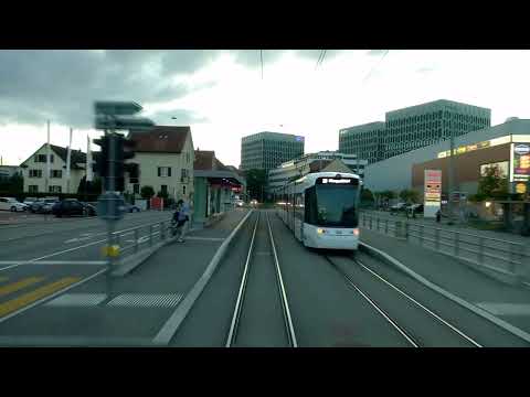 Straßenbahn Linie 2 (VBZ): Geissweid - Bahnhof Tiefenbrunnen (03.07.2023) Teil/Part 1