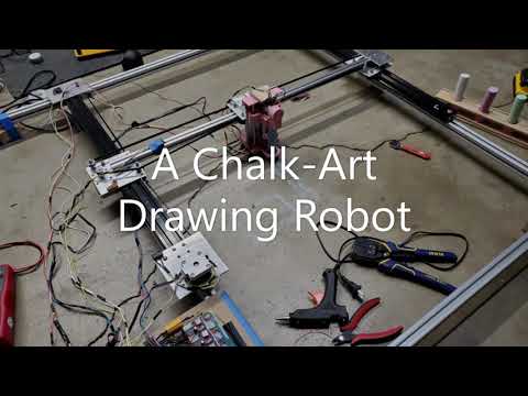 A Chalk-Art Drawing Robot