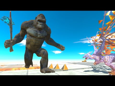 KING KONG CAN BE DEFEATED? -  Animal Revolt Battle Simulator