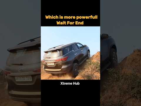 Fortuner Vs Safari Vs Pajero😱 #toyota #tata #mitsubishi #ytshorts #offroading #carreview #carvlog