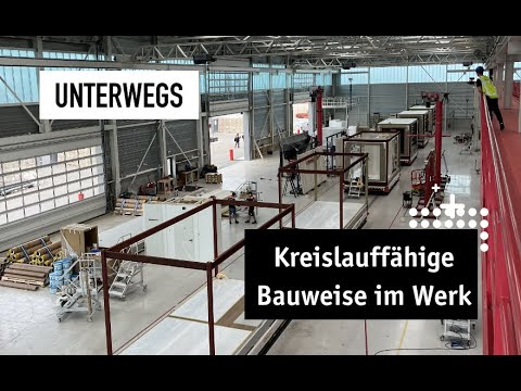 Modulbauweise im Fokus: Wie kreislauffähiges Bauen im Werk entsteht