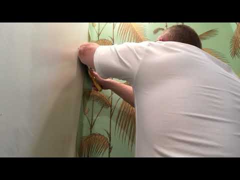 WHEN YOUR WALLPAPER DOES NOT ALIGN:  WHAT TO DO?  PART 1 SCHUMACHER HAND-PAINTED WALLPAPER