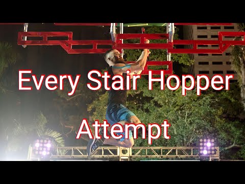 Every Stair Hopper Attempt in American Ninja Warrior