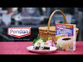 Pondan Vanilla Pudding With English Subtitle