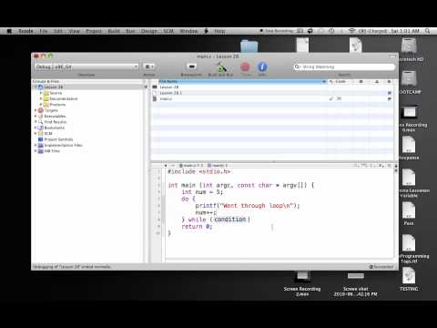 C Programming on the Mac L28 - Do while loop