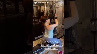 グラビアアイドル 麻倉瑞季  ジム トレーニング動画 #shorts