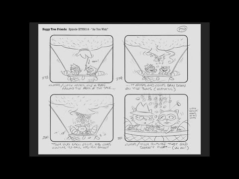 Happy Tree Friends TV Series Episode 5B - As You Wish - Storyboards
