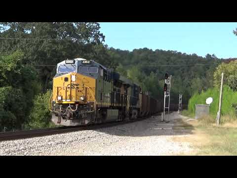 5 train day on the CSX and BNSF 10/12/19