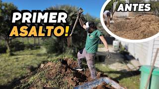 A palazos con la montaña de desechos 🚜 El Everest de la finca. Vlog278