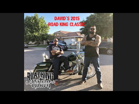 David’s beautiful 2015 Road King classic Vicla. ❌ ROAD KING NATION