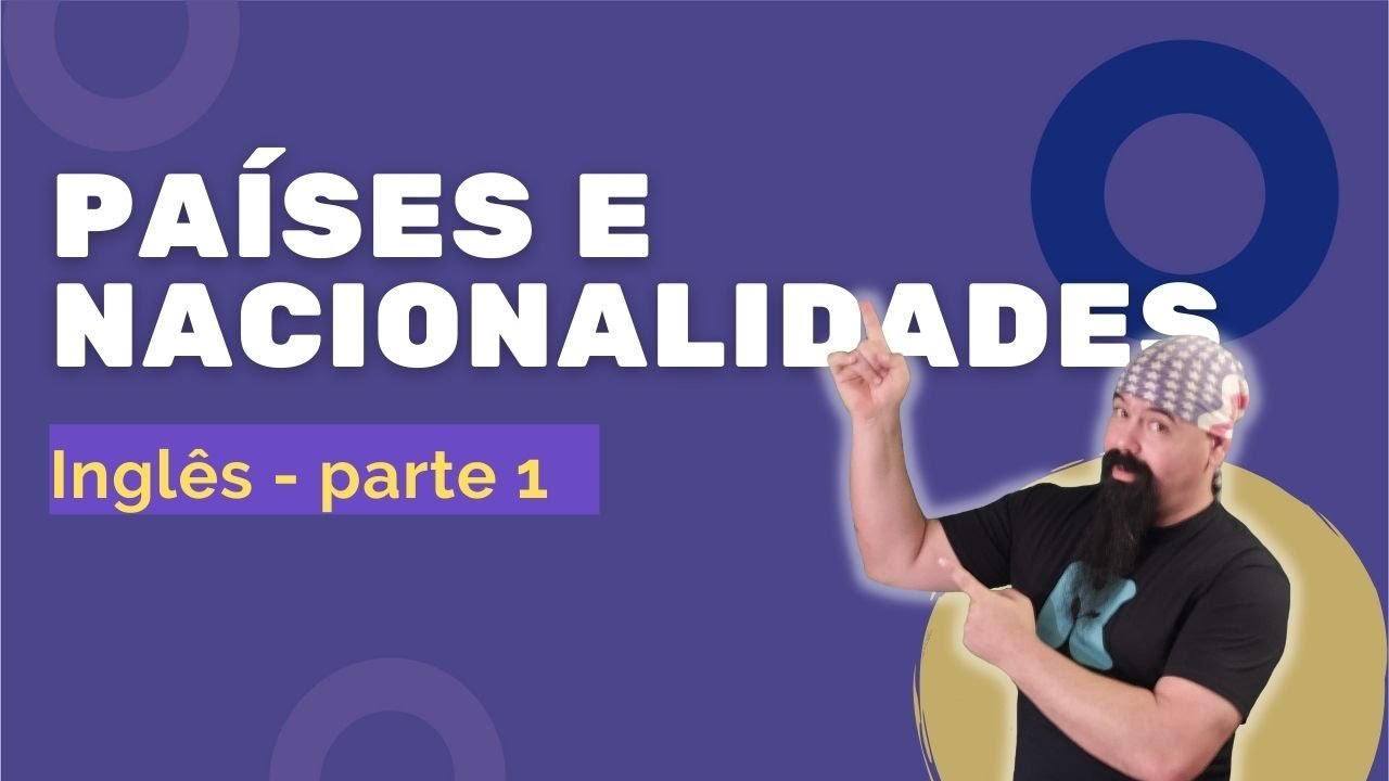 Países e Nacionalidades em Inglês I | Curso Completo - aula #07