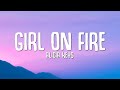 Alicia Keys - Girl on Fire (Lyrics)