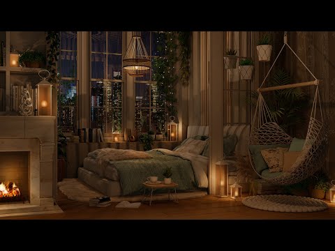 Cozy Bedroom Ambience 🌙 Lights Out After 1H | Relaxing Rain In Various Intensity Levels, No Thunders