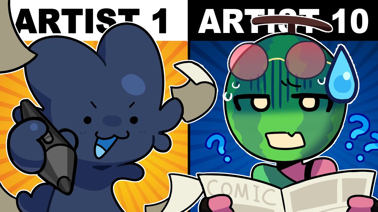 10 ARTISTS Make A COMIC Without COMMUNICATING!? | 3