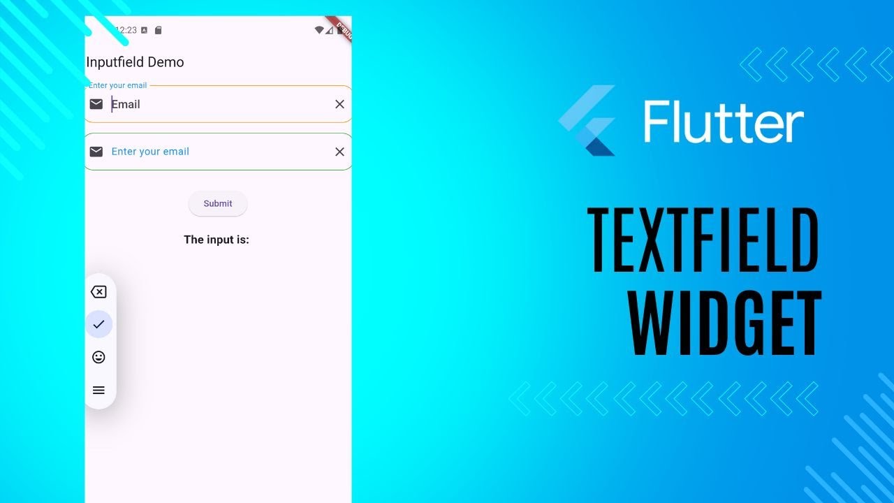 Textfield Flutter widget - Code With Examples