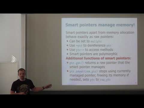 CPP-08 Modern C++: Smart/Unique/Shared ptrs, Associative con., Enumeration (2018, Igor)