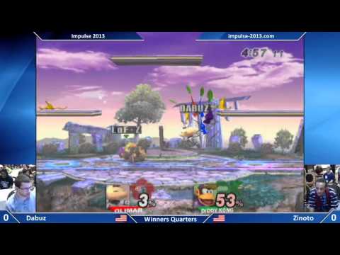 Impulse 2013 - Dabuz vs Zinoto - Winners Quarters - SSBB
