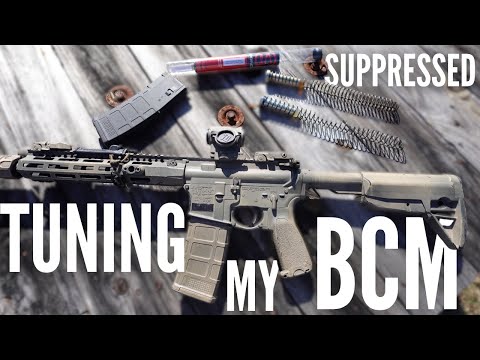 Tuning My 11.5" BCM SBR for Suppressed Perfection: H2 Buffer & SprinCo Blue
