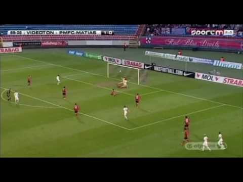 Markvart Dávid gólja a Videoton-PMFC Matias mérkőzésen