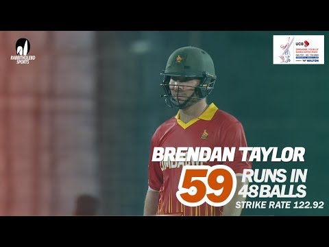 Brendan Taylor's 59 Runs Against Bangladesh | 2nd T20I | Zimbabwe tour of Bangladesh 2020