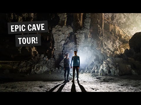 We went on an EPIC CAVE adventure in VIETNAM! (Wild Tu Lan Cave Explorer Tour)
