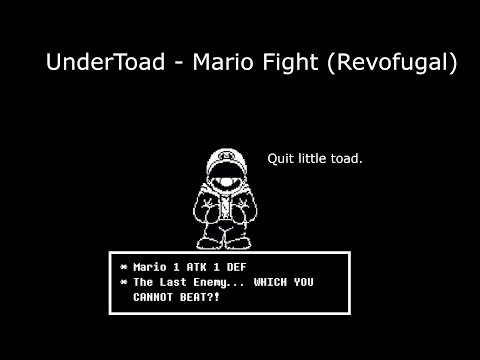 UnderToad - Mario Fight (Revofugal) [Undertale Fangame] *Died alot*