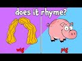 Does It Rhyme? Learning Rhyming Words for Kids