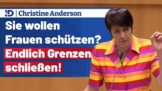 𝐂𝐡𝐫𝐢𝐬𝐭𝐢𝐧𝐞 𝐀𝐧𝐝𝐞𝐫𝐬𝐨𝐧 ▶️ Sie wollen Frauen schützen? Endlich Grenzen schließen!