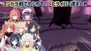 【あらなみマイクラ】エンドラ戦でやられていったにじさんじライバーまとめ【にじさんじ切り抜き】