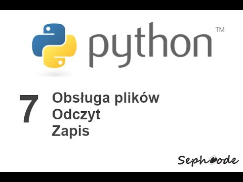 Kurs Python 3 - Obsługa plików