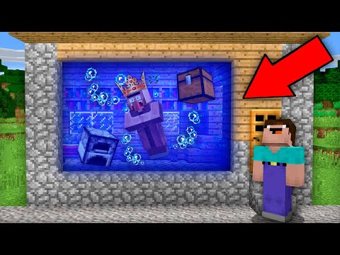 Scooby Noob - HOW I SAVED A VILLAGER FROM A FLOODED HOUSE IN MINECRAFT ! 100% TROLLING TRAP !