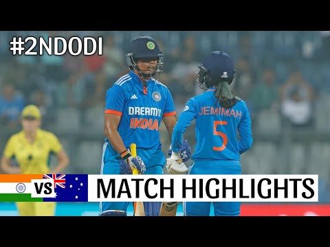 India Women vs Australia Women 2nd ODI 2023 Cricket Match Highlights Cricket Highlights 30/12/2023