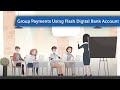Group Payments Using Flash Digital Bank Account