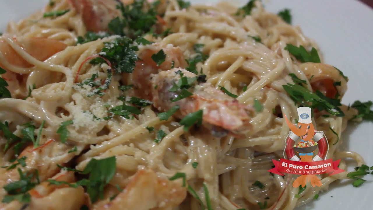 El Puro Camarón - Pasta Alfredo