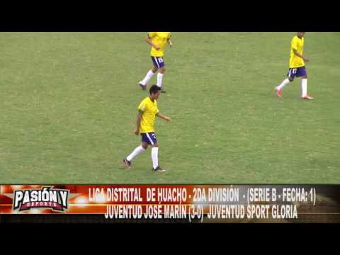 JOSÉ MARIN (3) vs (0) SPORT GLORIA - FECHA: 1 (SERIE B) 2DA DIVISIÓN HUACHO