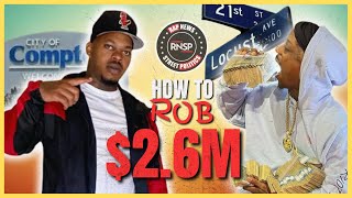 How To Rob: Baby Insane Crips & Park Village Hit For $2.6 Million | Beverly Hills Federal Indictment