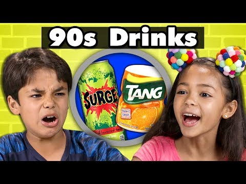KIDS TRY 90s DRINKS! | Kids Vs. Food