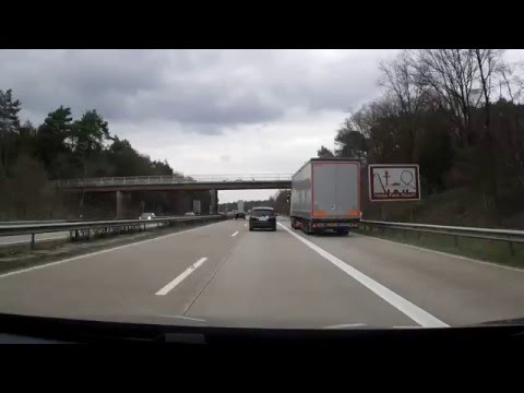 Mobiler Blitzer auf der A7 zw. Soltau-Süd und Ost