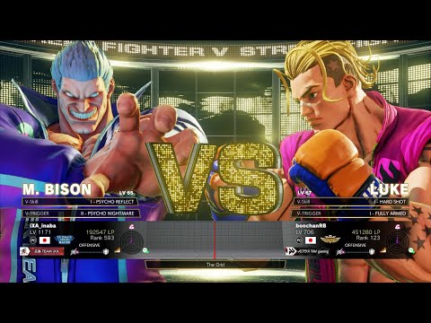 SFV Champion Edition🔥 iXA inaba (M.Bison) Vs bonchan (Luke) 🔥 Online Match's 12-09-2022