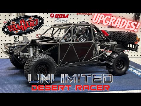 Traxxas UDR Upgrades  (RC4WD Hexes, Reefs Servo, XT90)