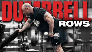 DUMBBELL ROWS FOR DUMMIES! (PERFECT FORM) | MIKE VAN WYCK