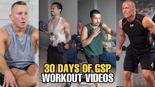 I did Georges St-Pierre workout videos for 30 days