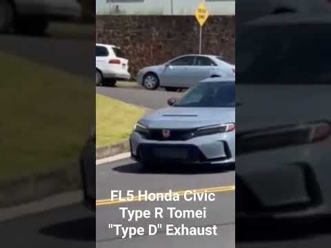 Tomei Full Titanium Expreme Ti Exhaust (Type D / Dual Muffler) - Honda Civic Type R FL5